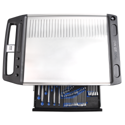 SW-Stahl Z3211 プロフェッショナル ワークショップ トロリー TT802、ブルー、装備、338 個