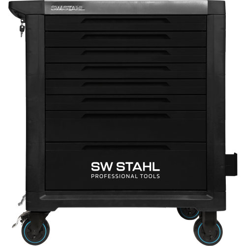 Profesjonalny wózek warsztatowy SW-Stahl 07111L TT802, czarny, bez wyposażenia