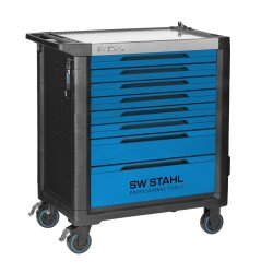 SW-Stahl Z3208 Profi-Werkstattwagen TT802 blau, bestückt, 304-teilig
