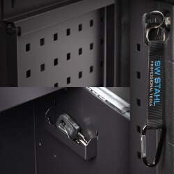 SW-Stahl Z3208 Profi-Werkstattwagen TT802 blau, bestückt, 304-teilig