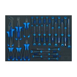 Carro de taller profesional SW-Stahl Z3117 TT801, negro, equipado, 213 piezas