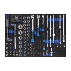 Carro de taller profesional SW-Stahl Z3117 TT801, negro, equipado, 213 piezas