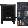 SW-Stahl Z3117 profesjonell verkstedvogn TT801, svart, utstyrt, 213 stk.