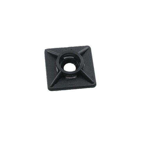 Schlemmer 8330893 Klebesockel für Kabelbinder bis 5mm schwarz