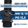 Schlemmer 3805010 hadicová koncovka SEM-FAST PG13,5 NW12/13