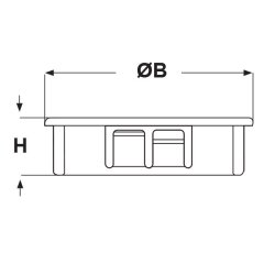 Heyco Transparent Window SNAP-IN čepi 1304 WP-437