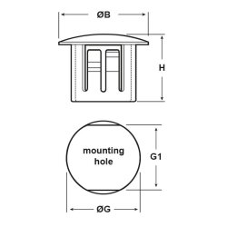 Fișe dublu-D anti-rotație Heyco 2494 DD 562-530