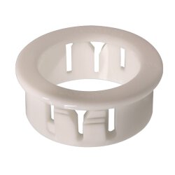 Heyco 2031 SB 375-4 WHITE Snap-on cable grommet SNAP-IN,...