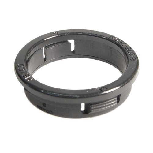 Heyco 2856 B 343-218 BLACK SNAP-IN starplika, īsā versija, 10,3 mm Ø