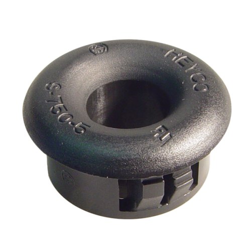 Heyco 2516 S-625-4 Grommet with smooth inner bore 18.3 mm Ø
