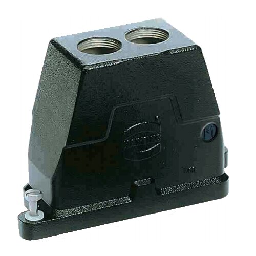 Harting 19400160431 Han 16B HPR uzmavas korpuss taisns 2xM25