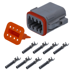 Kalitec KALI-1208-S DEUTSCH DT Steckverbinder Buchsen Set...