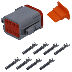 Kalitec KALI-1208-S DEUTSCH DT Steckverbinder Buchsen Set...