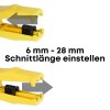 Intercable AV8265 Abisolierwerkzeug Abisolierer für Solarkabel 1,5-6mm²