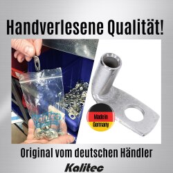 Kalitec KA2-L6 rörformad kabelsko 90° vinklad 10mm² M6