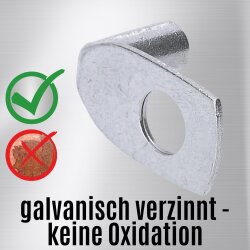 Kalitec KA2-L8 Rohrkabelschuh 90° gewinkelt 10mm² M8