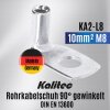 Kalitec KA2-L8 Rohrkabelschuh 90° gewinkelt 10mm² M8