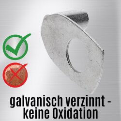 Kalitec KA2-L10 cosse de câble tubulaire coudée à 90° 10mm² M10