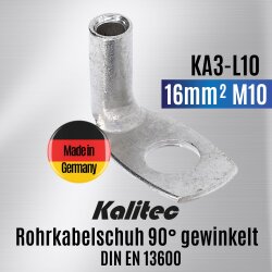 Kalitec KA3-L10 rørformet kabelsko 90° vinklet...