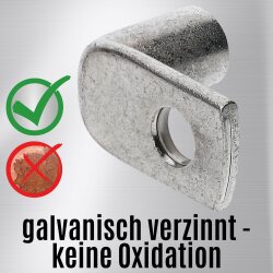 Kalitec KA7-L8 tubular cable lug 90Â° angled 35mmÂ² M8