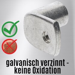 Kalitec KA10-L6 管状ケーブル ラグ 90° 角度 50mm² M6