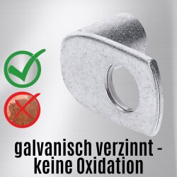 Kalitec KA10-L12 rørformet kabelsko 90° vinklet 50mm² M12