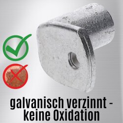 Kalitec KA14-L6 tubular cable lug 90Â° angled 70mmÂ² M6