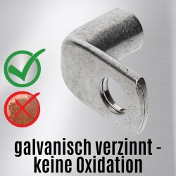 Kalitec KA14-L12 tubular cable lug 90Â° angled 70mmÂ² M12