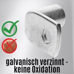 Kalitec KA19-L10 terminal de cable tubular 90° en ángulo 95mm² M10