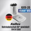 Kalitec KA19-L10 terminal de cable tubular 90° en ángulo 95mm² M10