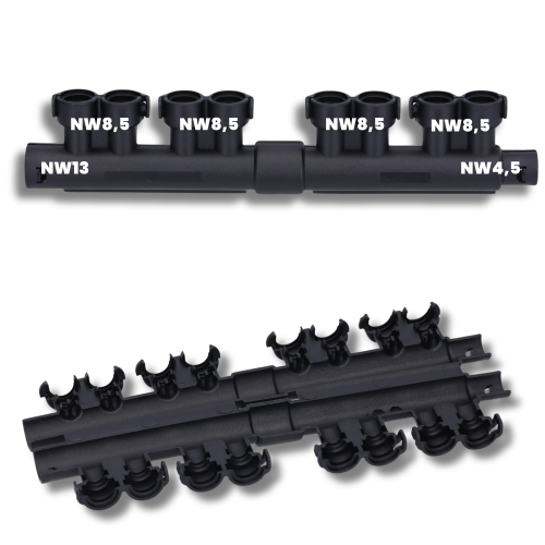 Schlemmer 9817095 M-distribuitor forma C NW13-8x8,5-4,5 negru