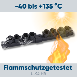 Schlemmer 9817095 M-distribuitor forma C NW13-8x8,5-4,5 negru