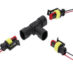 Kalitec KALI-0099 Superseal 1,5 mm T-kus, 3-cestný rozdeľovač, 2-pólový