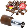 Kalitec AE01408BR 线端套管绝缘 0.14mm² 棕色 8mm / 500 件