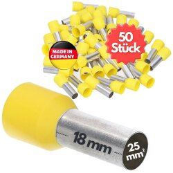 Kalitec AE2518GE puntalini isolati 25mm² giallo...