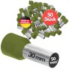 Kalitec AE5030OL wire end sleeves insulated 50mmÂ² olive 30mm long / 50 pieces