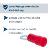 Kalitec RKSRM3 Ringkabelschuh 0,5-1,5mm² isoliert M3 rot