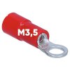 Kalitec RKSRM3.5 ring cable lug insulated 0.5-1.5mmÂ² M3.5 red