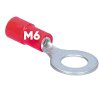 Terminal de cabo anelar Kalitec RKSRM6 0,5-1mm² isolado M6 vermelho / RK06
