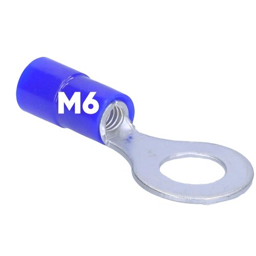 Kalitec RKSBM6 Ð¿Ñ€ÑŠÑÑ‚ÐµÐ½Ð¾Ð²Ð¸Ð´ÐµÐ½ ÐºÐ°Ð±ÐµÐ»ÐµÐ½ Ð½Ð°ÐºÑ€Ð°Ð¹Ð½Ð¸Ðº 1,5- 2,5 mmÂ² Ð¸Ð·Ð¾Ð»Ð¸Ñ€Ð°Ð½ M6 ÑÐ¸Ð½ / RK13