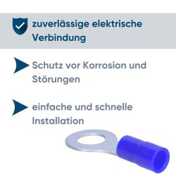 Kalitec RKSBM6 Ð¿Ñ€ÑŠÑÑ‚ÐµÐ½Ð¾Ð²Ð¸Ð´ÐµÐ½ ÐºÐ°Ð±ÐµÐ»ÐµÐ½ Ð½Ð°ÐºÑ€Ð°Ð¹Ð½Ð¸Ðº 1,5- 2,5 mmÂ² Ð¸Ð·Ð¾Ð»Ð¸Ñ€Ð°Ð½ M6 ÑÐ¸Ð½ / RK13