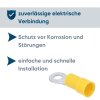 Kalitec RKSGM4 Ringkabelschuh 4-6mm² isoliert M4 gelb