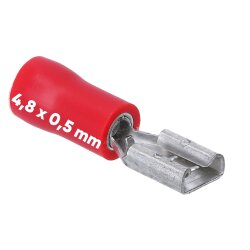 Kalitec FHR485 blade receptacle 4,8x0,5 red...