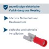 Receptáculo plano Kalitec FHR638 6,3x0,8 vermelho 0,5-1,5mm² parcialmente isolado / FH05