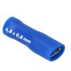 Kalitec FHVB488 Flachsteckhülse 4,8x0,8 blau 1,5-2,5mm² vollisoliert