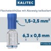 Kalitec FHAB638 带分支的刀片插座 6.3x0.8 蓝色 1.5-2.5mm² 部分绝缘
