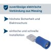Złącze płaskie Kalitec FSB638 6,3x0,8mm niebieskie 1,5-2,5mm² częściowo izolowane / FS10