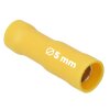 Kalitec RHVG5 Rundstecker Buchse 5mm gelb vollisoliert