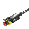 SuperSeal 2 polig mit angespritztem 10 m PUR Kabel 2x0,75 mm² vorkonfektionierte Leitung mit Buchse 932073