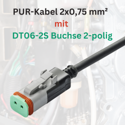 ÐšÐ¾Ð½ÐµÐºÑ‚Ð¾Ñ€, DT06-2S, 2-Ð¿Ð¸Ð½Ð¾Ð², 5.0m